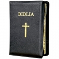 Biblie mare, editie lux, piele si fermoar
